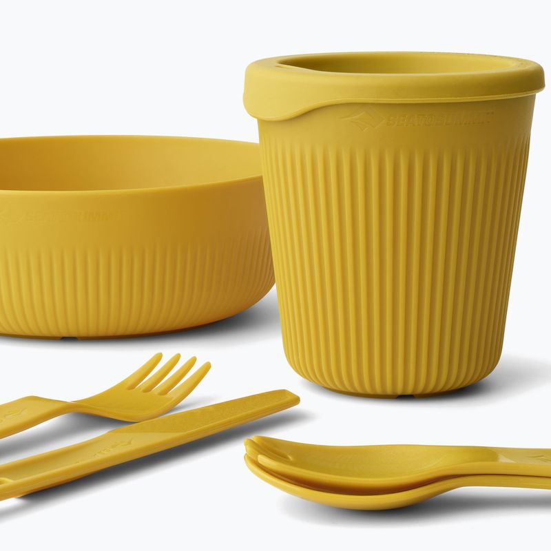 Súprava turistického riadu Sea to Summit Passage Dinnerware arrowwood yellow 3