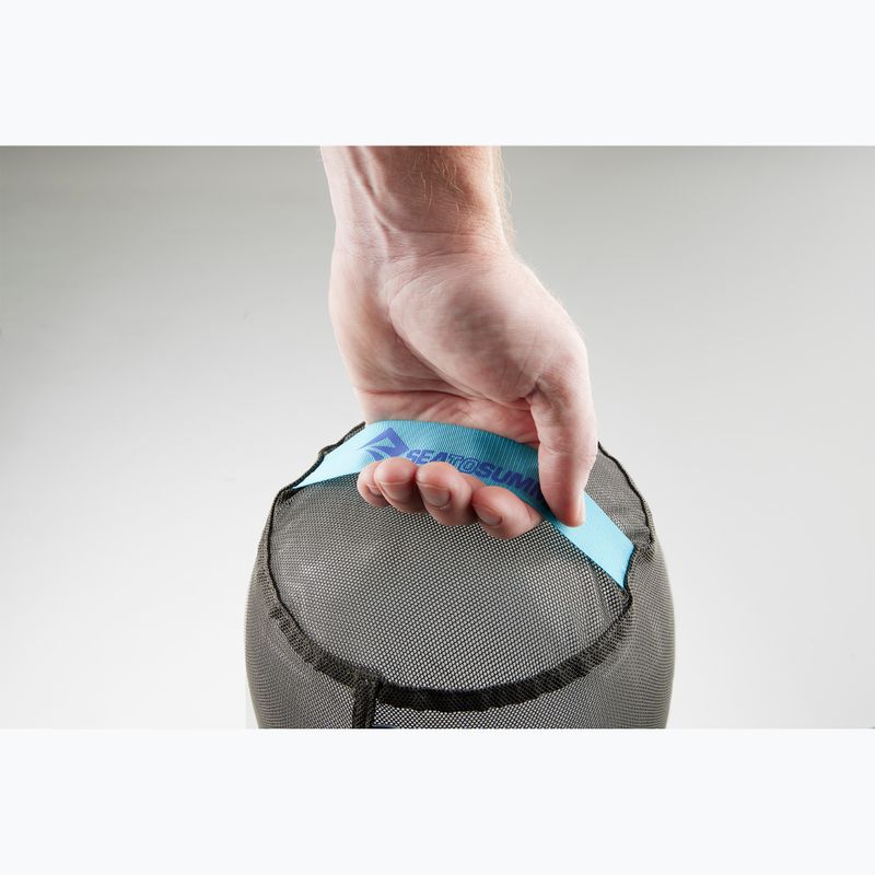 Vak na batožinu Sea to Summit Mesh Stuff Luggage Sack 8 l modrá 3