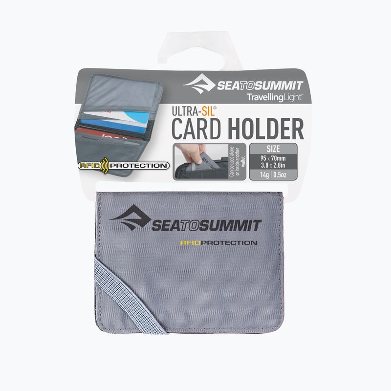 Peňaženka Sea to Summit Card Holder RFID šedá 2