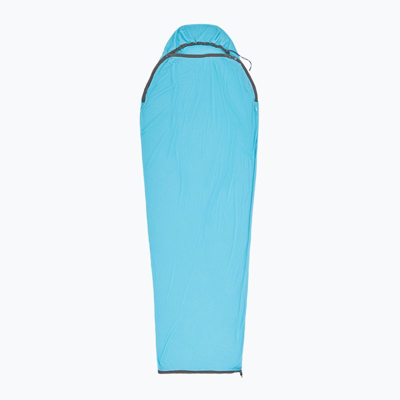 Vložka do spacieho vaku Sea to Summit Breeze Sleeping Bag Liner Mummy compact blue atoll/beluga