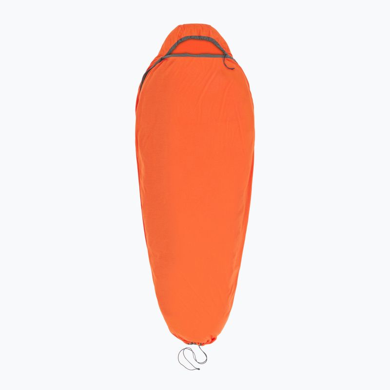 Vložka do spacieho vaku Sea to Summit Reactor Extreme Sleeping Bag Liner Mummy CT spicy orange/beluga 2