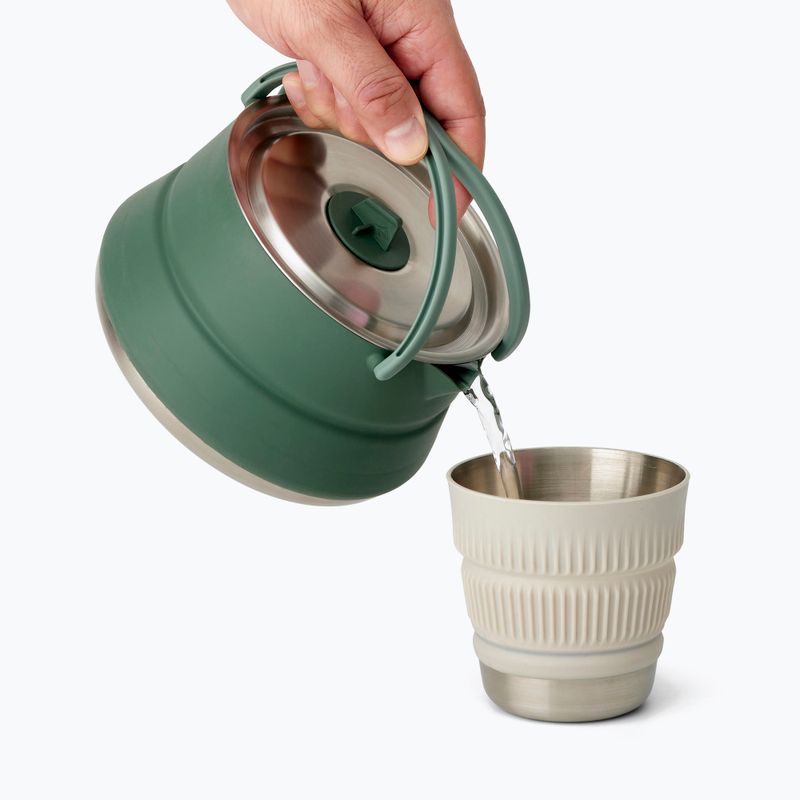 Sea To Summit Detour Skladacia cestovná kanvica z nerezovej ocele 1,6 l green 5