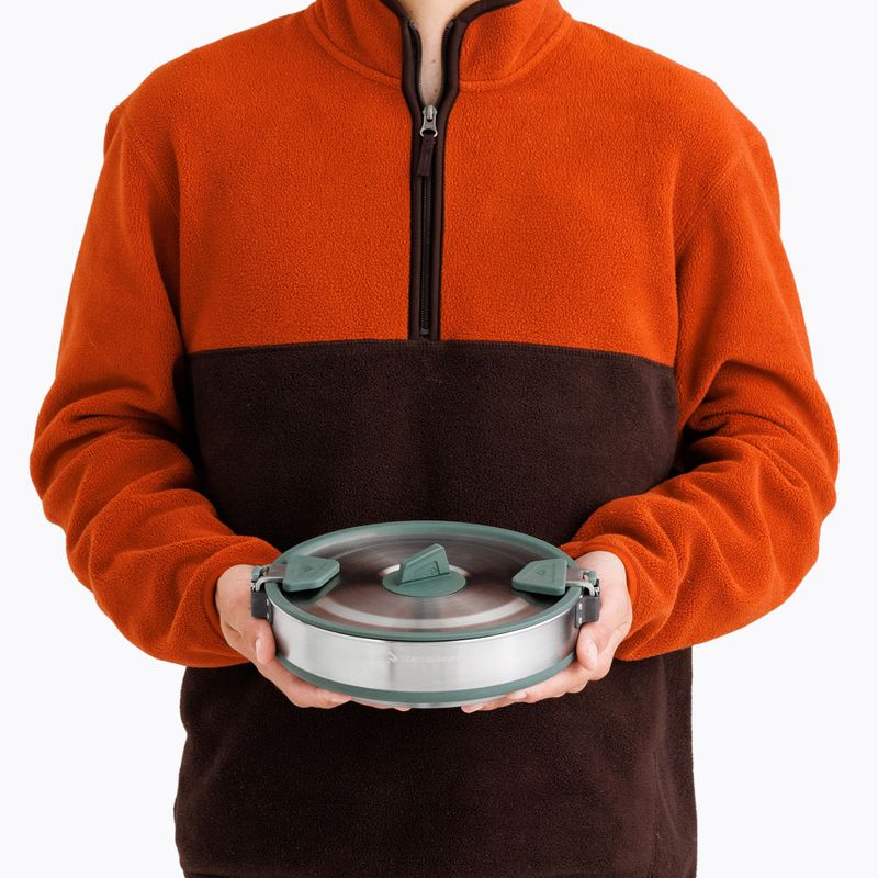 Turistický hrniec Sea To Summit Detour Stainless Steel Collapsible 3 l laurel wreath 6