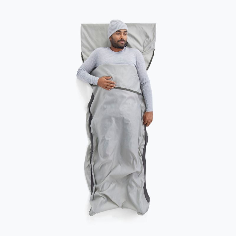 Vložka do spacáku Sea To Summit Silk Blend Sleeping Bag Liner Rectangular moonstruck 2