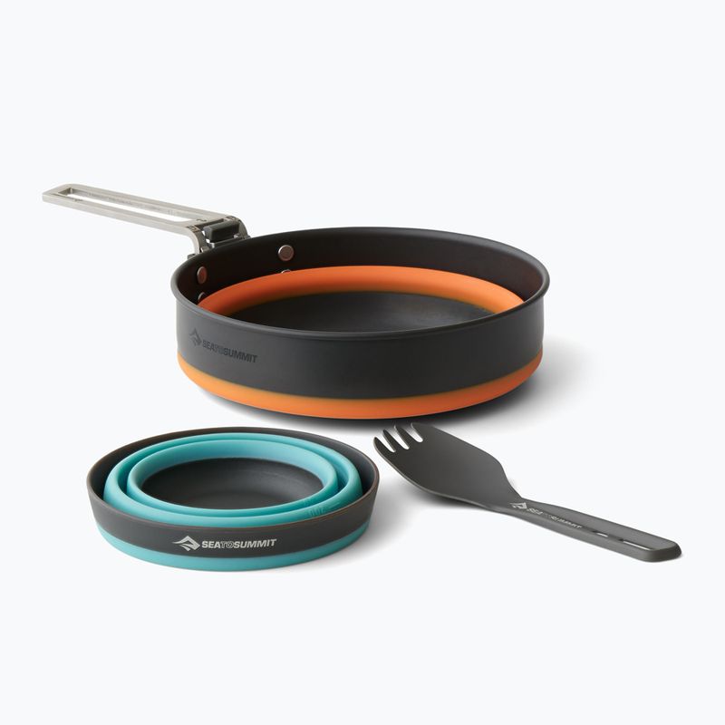 Cestovná sada riadu Sea To Summit Frontier UL Collapsible Kettle Cook 5