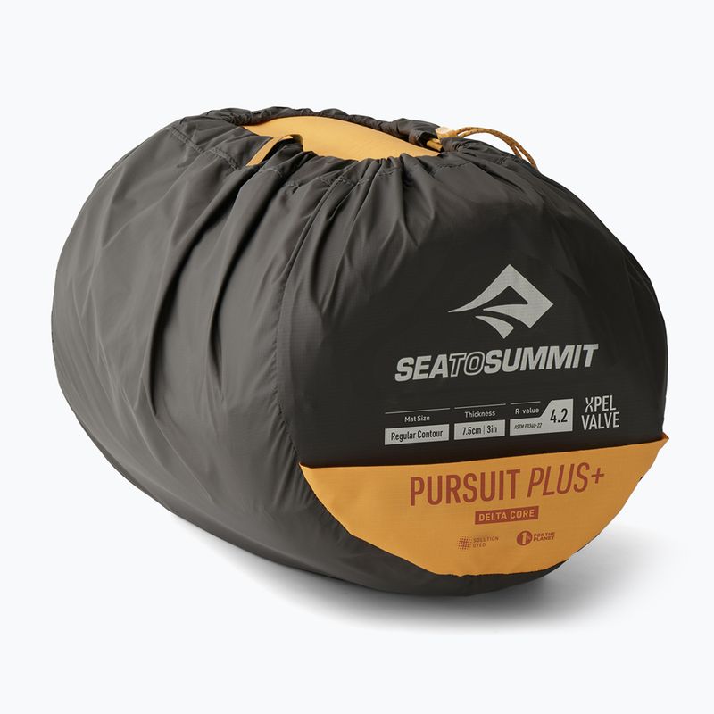 Sea To Summit Pursuit Plus SI Regular žltá samonafukovacia karimatka 7