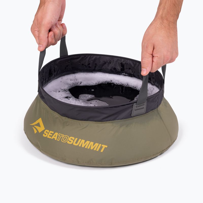 Turistické umývadlo Sea to Summit Kitchen Sink 10 l burnt olive 4