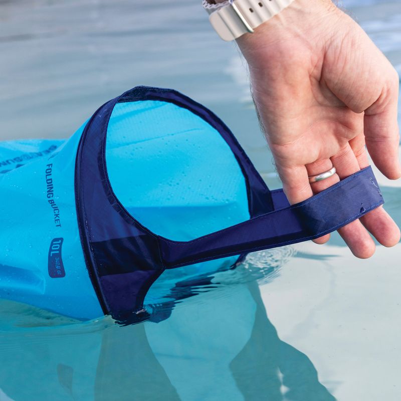 Vedro Sea To Summit Ultra-Sil Folding 10 l blue atoll 3