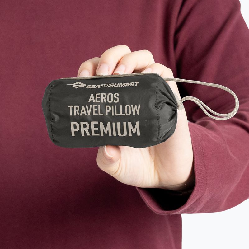 Cestovný vankúš Sea To Summit Aeros Premium Travel jet black 6