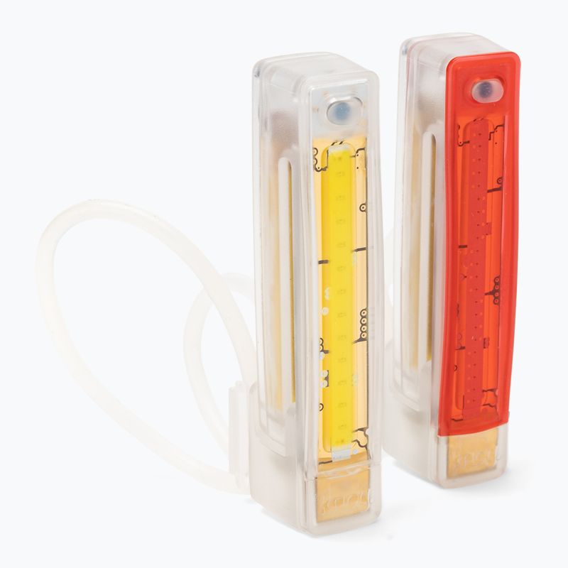 Sada čírych svetiel na bicykel Knog Plus Twinpack 12145