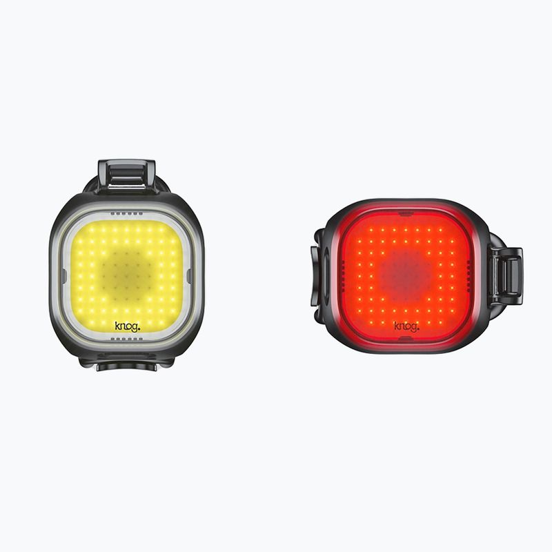 Knog Blinder Mini Square Twinpack 12988 predné + zadné svetlo na bicykel