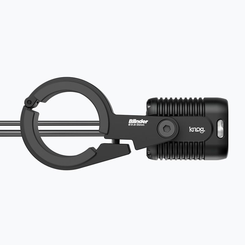 Predné svetlo na bicykel Knog Blinder X 1800 + batéria 10000mAh black 3