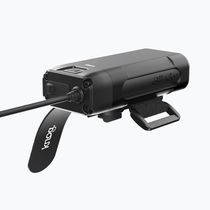 Predné svetlo na bicykel Knog Blinder X 1800 + batéria 10000mAh black 4
