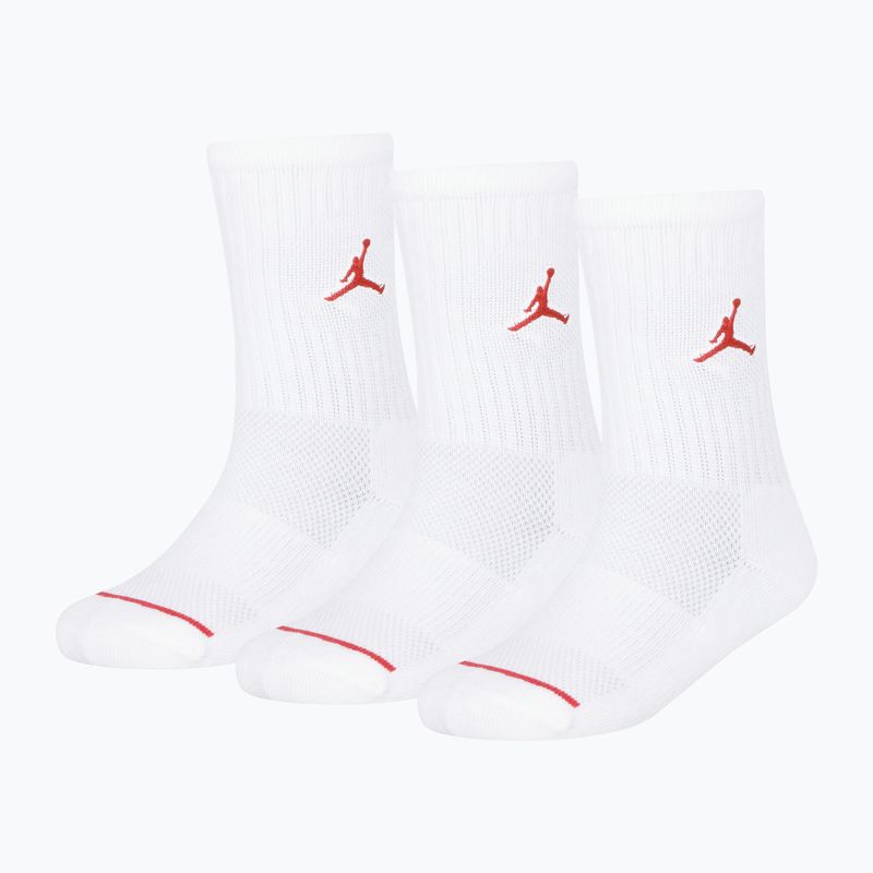 Detské ponožky Air Jordan Jumpman Crew 3 pairs white