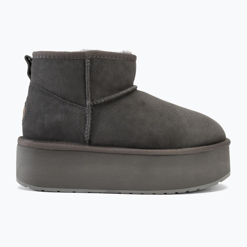 Dámske snehule EMU Australia Stinger Micro Flatform charcoal 2