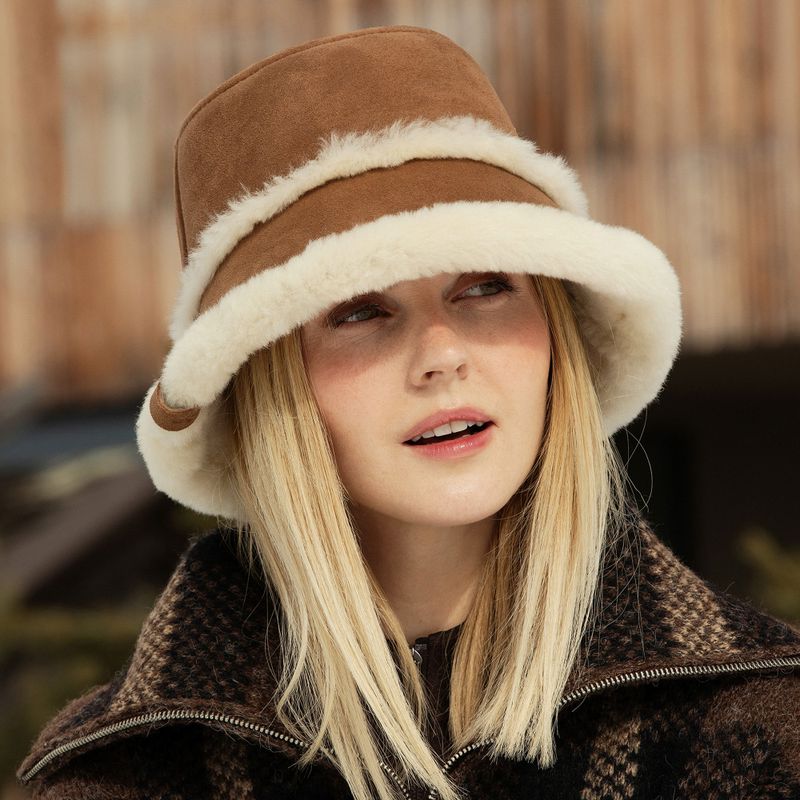 Dámsky klobúk EMU Australia Sheepskin chestnut 4