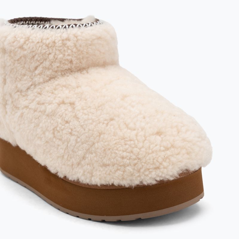 Dámske snehové topánky Emu Australia Stinger Micro Flatform Teddy natural 7