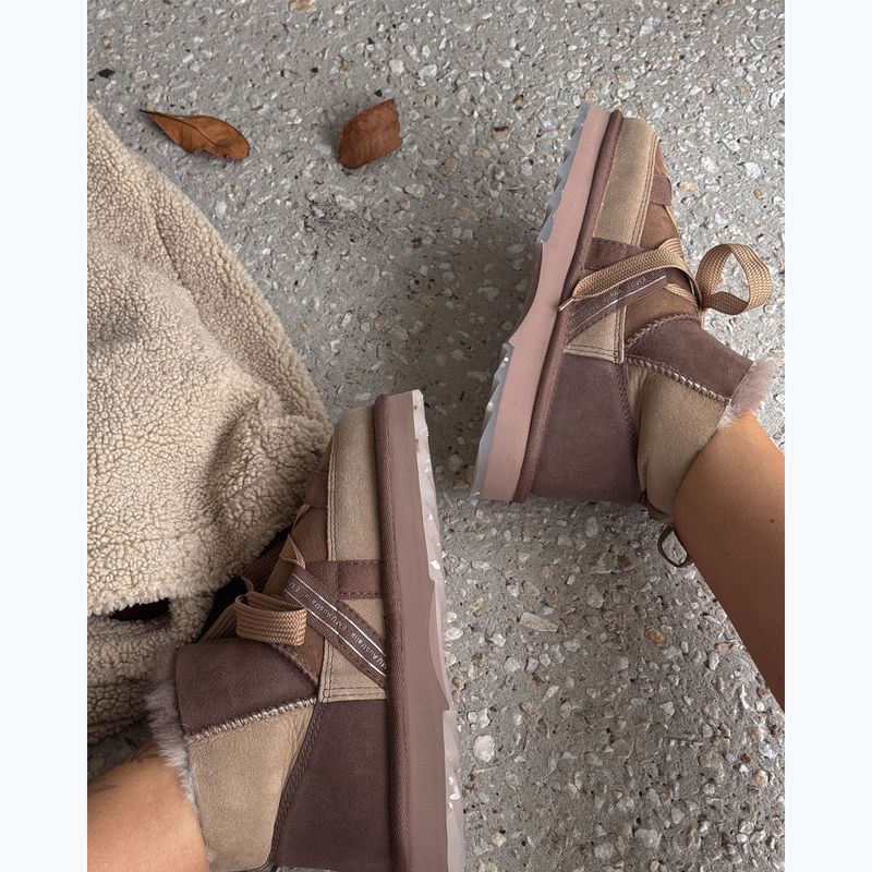 Dámske snehové topánky EMU Australia Blurred Micro Patchwork mushroom 10