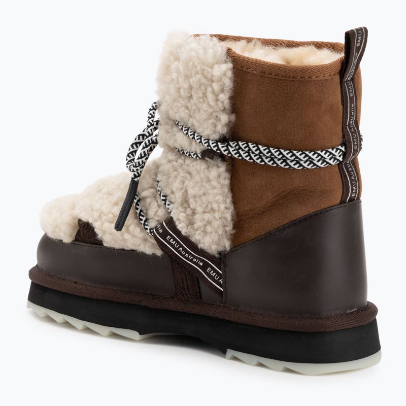 Dámske snehové topánky EMU Australia Blurred Teddy chestnut 3