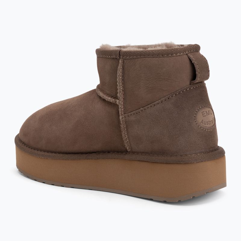 Dámske snehule EMU Australia Stinger Micro Flatform 2.0 mushroom 3