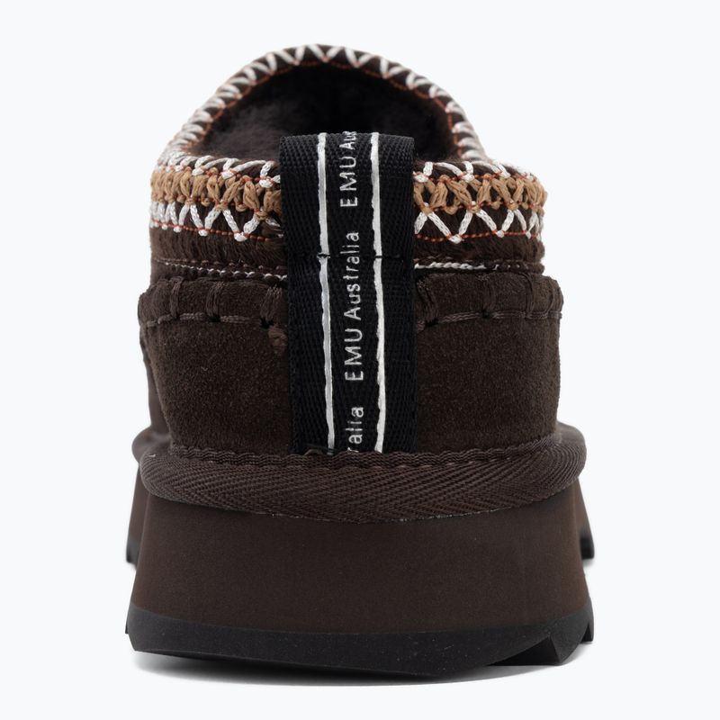Dámske snehule EMU Australia Sharky Adventure Scuff chocolate 6