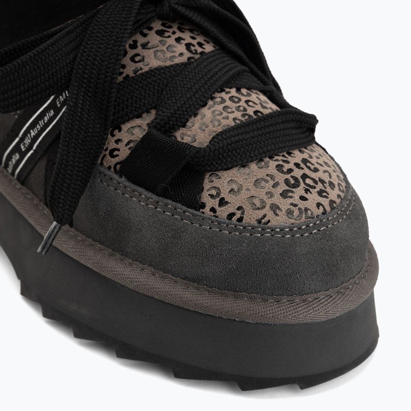 Dámske snehule EMU Australia Blurred Micro Patchwork Leo charcoal 7