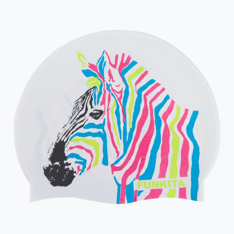 Funkita Silikónová plavecká čiapka biela FS990088500