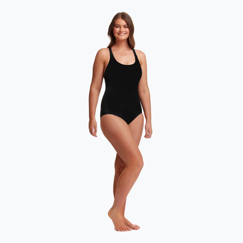 Dámske jednodielne plavky Funkita Brace Me Back One Piece still black 3