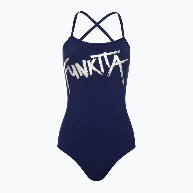 Funkita Dámske jednodielne plavky s ramienkami Modrá FS38L0259408 6