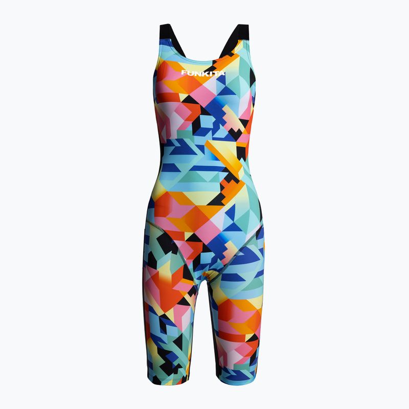 Dámske triatlonové plavky Funkita Apex Blast Free Back color burst FSP519L0220