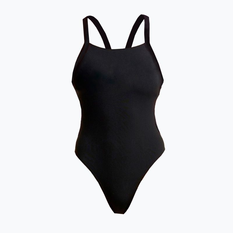 Funkita Jednodielne dámske plavky bez ramienok Still Black