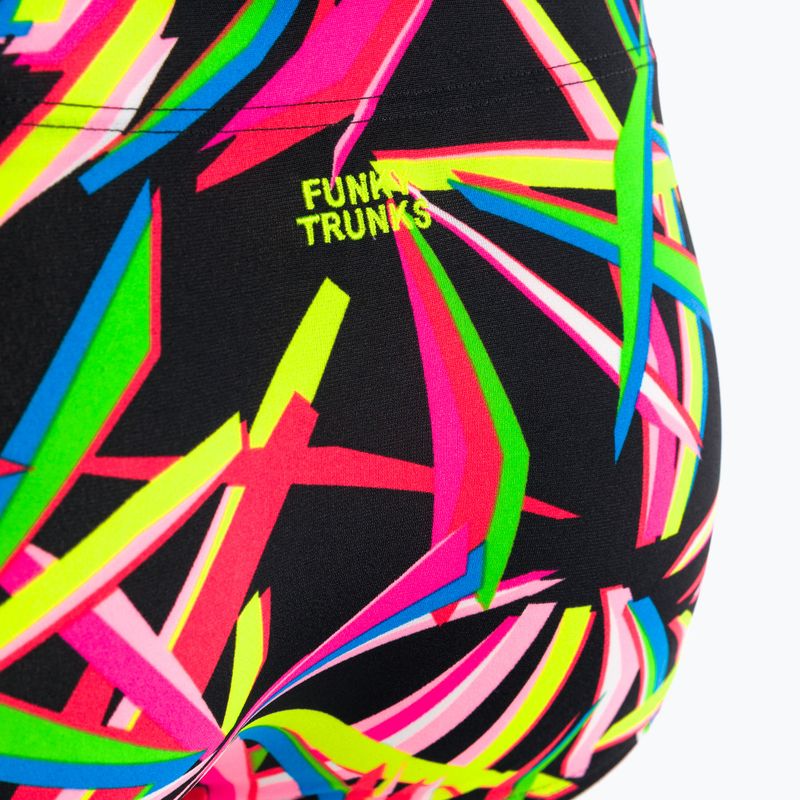 Pánske plavecké nohavice FUNKY TRUNKS Classic Trunks black and colour FT30M71387 3
