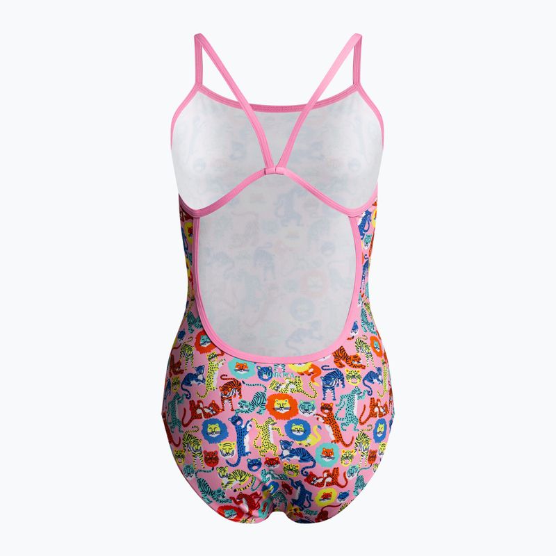 Dámske jednodielne plavky Funkita Single Strap Pink FS15L71397 2