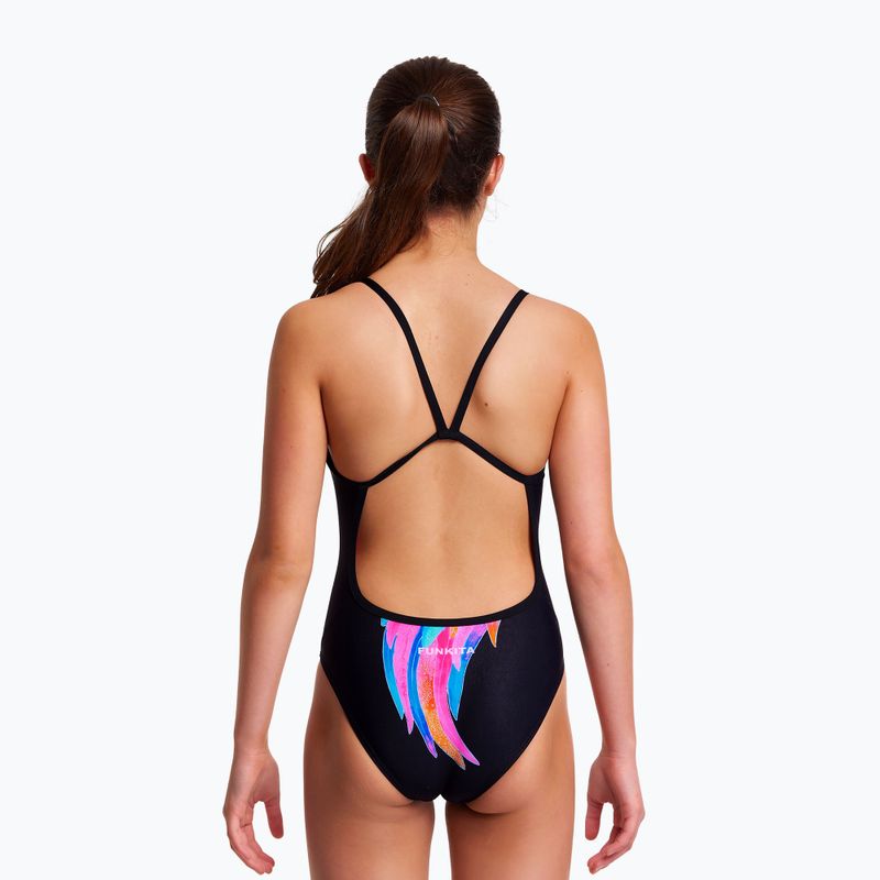 Detské plavky Funkita Eco Single Strap čierne FS16G7140508 6