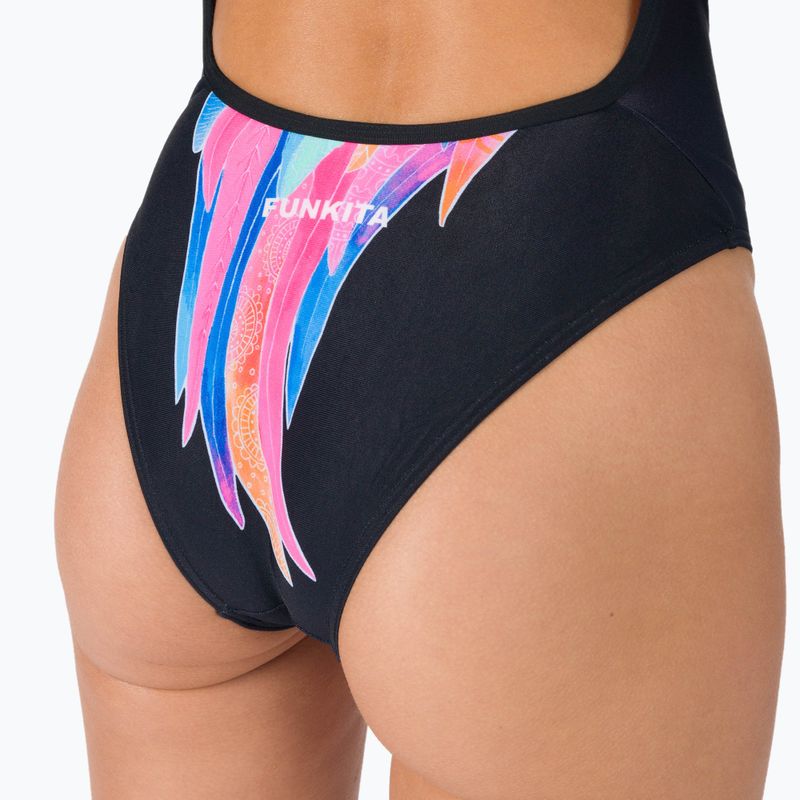 Funkita Single Strength One Piece Dámske plavky Black FKS044L7140506 4