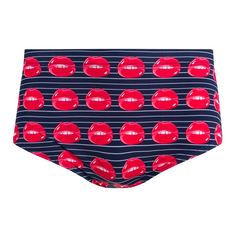 Pánske plavky Funky Trunks Sidewinder Trunks tmavomodro-červené FTS1M71411