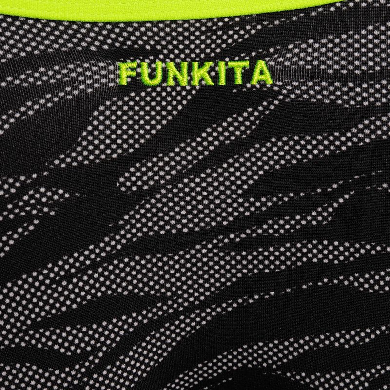Funkita Dámske jednodielne plavky s popruhmi Šedá FS38L7141608 3