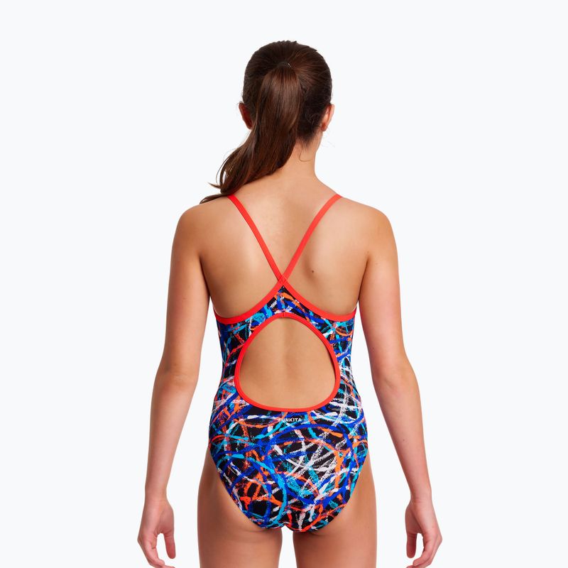 Detské jednodielne plavky Funkita Diamond Back Spin Doctor FS11G71432 5
