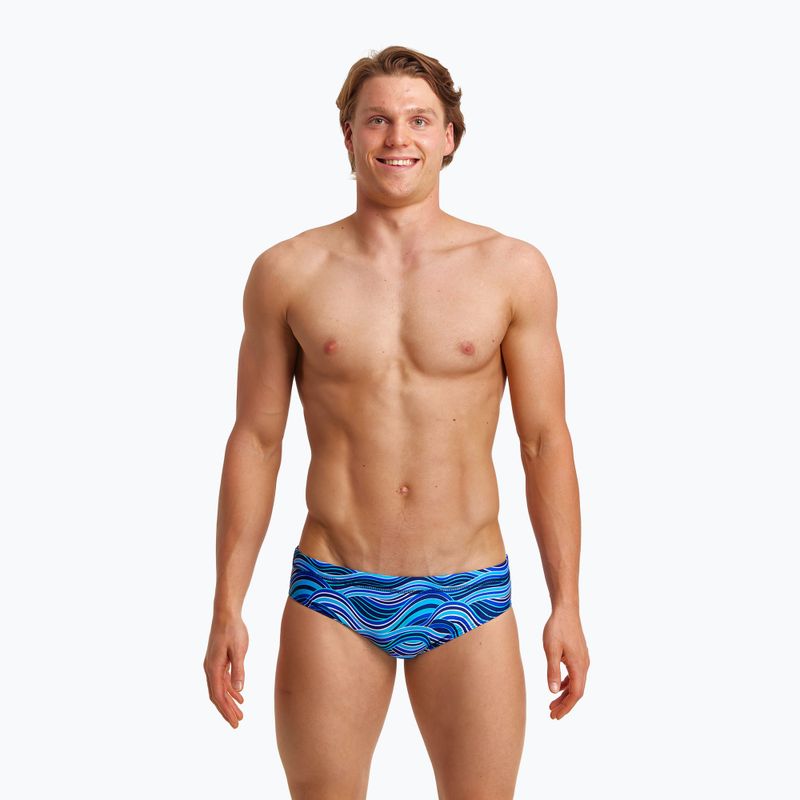 Pánske plavecké nohavice FUNKY TRUNKS Classic Briefs blue FTS006M714270S 5