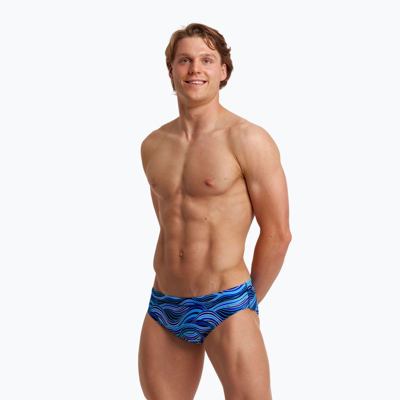 Pánske plavecké nohavice FUNKY TRUNKS Classic Briefs blue FTS006M714270S 6