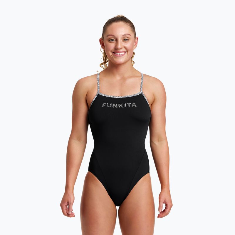 Dámske jednodielne plavky Funkita Single Strap Black FS15L71455 4