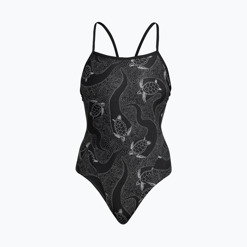 Dámske jednodielne plavky Funkita Single Strap Black FS15L7155416