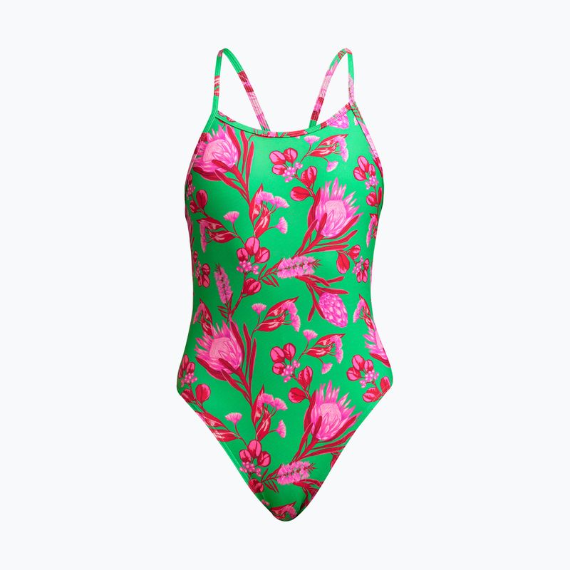 Funkita Jednodielne detské plavky s jedným ramienkom Zelená FS16G7154914