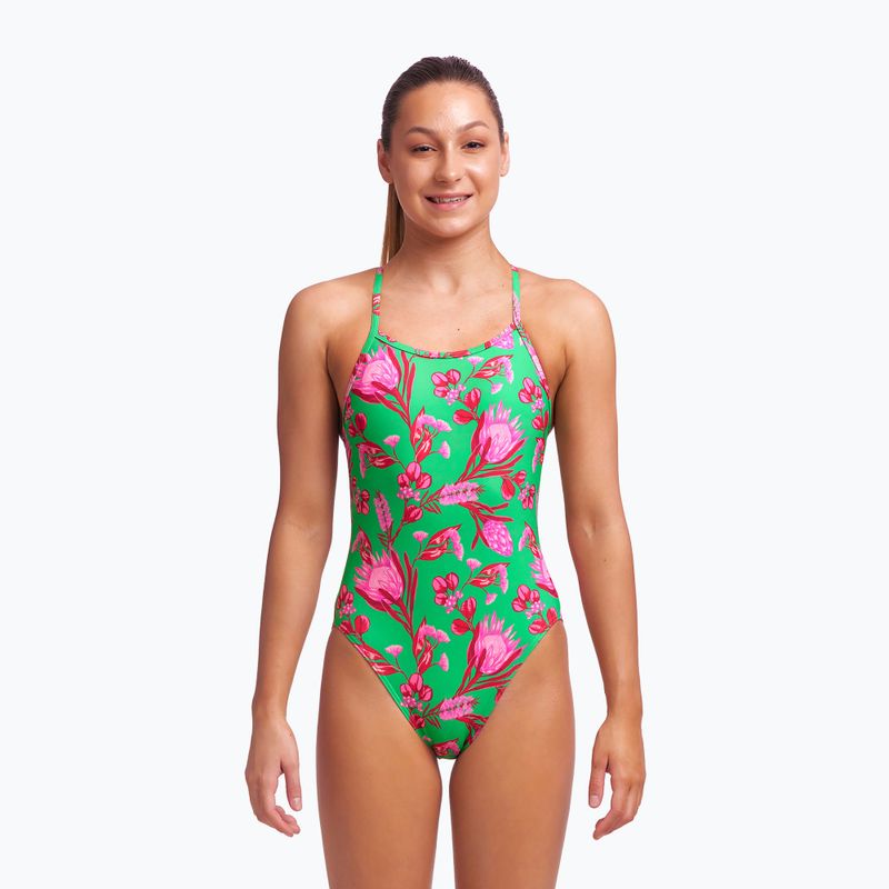 Funkita Jednodielne detské plavky s jedným ramienkom Zelená FS16G7154914 2