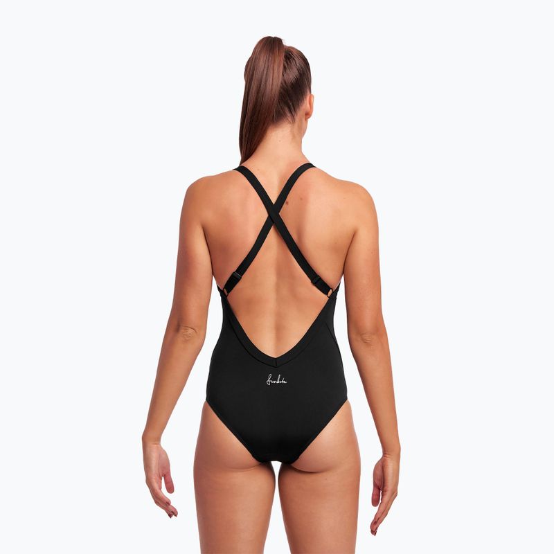 Dámske jednodielne plavky Funkita Sky Hi One Piece still black 4