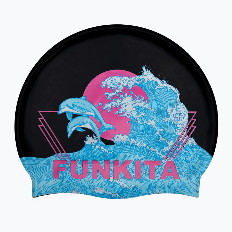 Funkita Silikónová plavecká čiapka čierna FS997155800