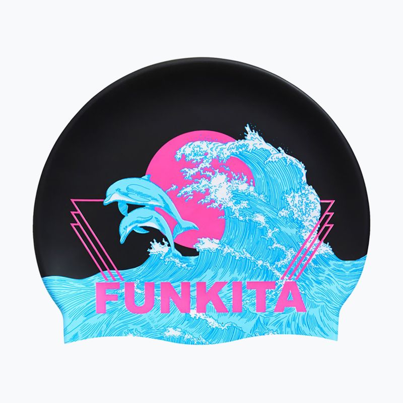 Funkita Silikónová plavecká čiapka čierna FS997155800 2