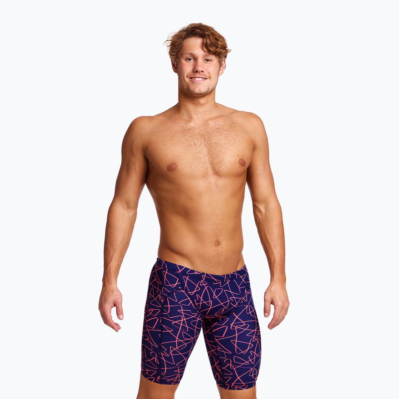 Pánske plavecké jammery Funky Trunks Tréningová séria texter 4