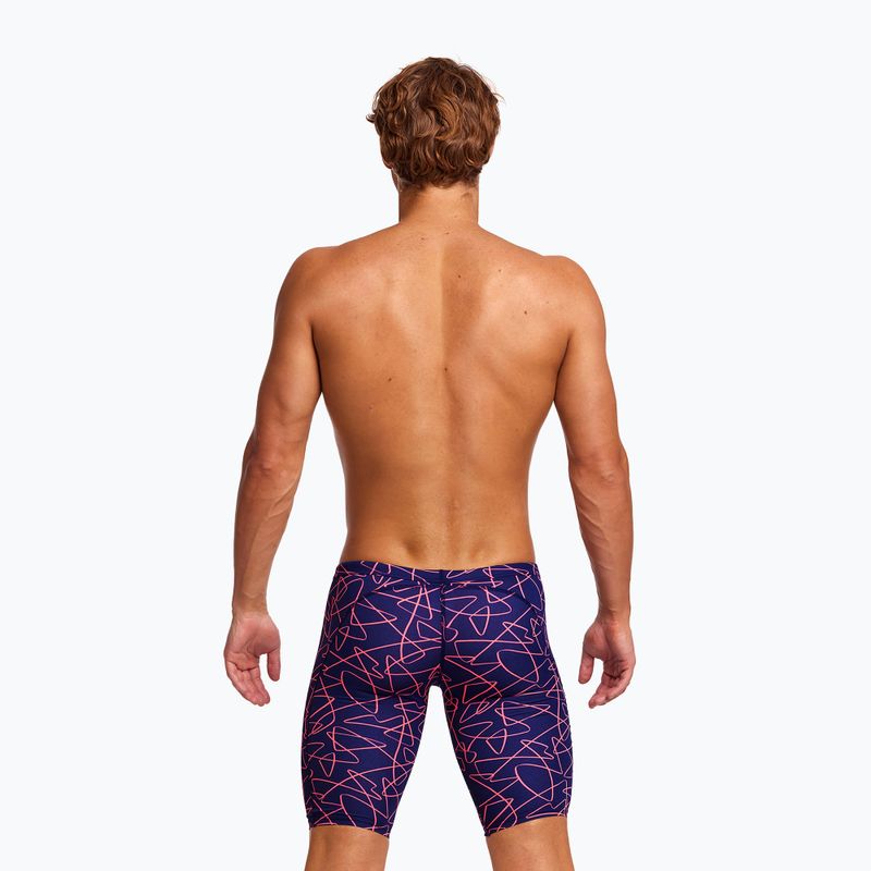 Pánske plavecké jammery Funky Trunks Tréningová séria texter 6