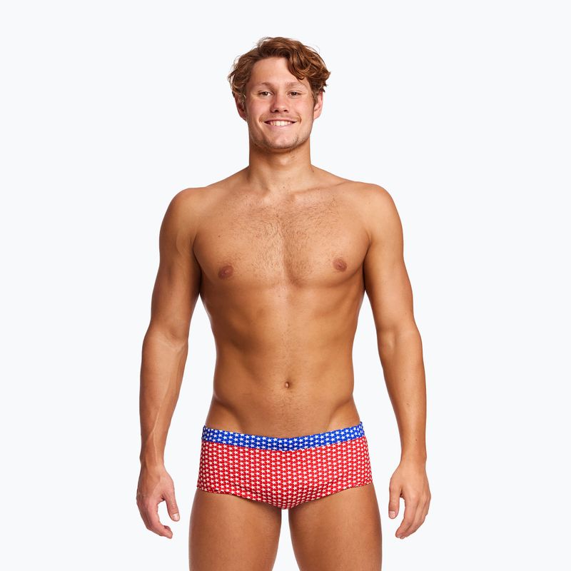 Pánske plavecké boxerky Funky Trunks Sidewinder star power 5